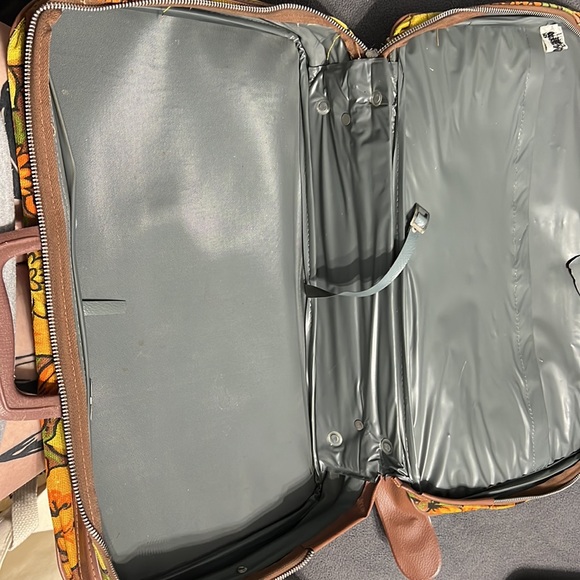 Bantam Travelware Flower Suitcase Floral Case Makeup Overnight Bag 60s - Picture 8 of 13